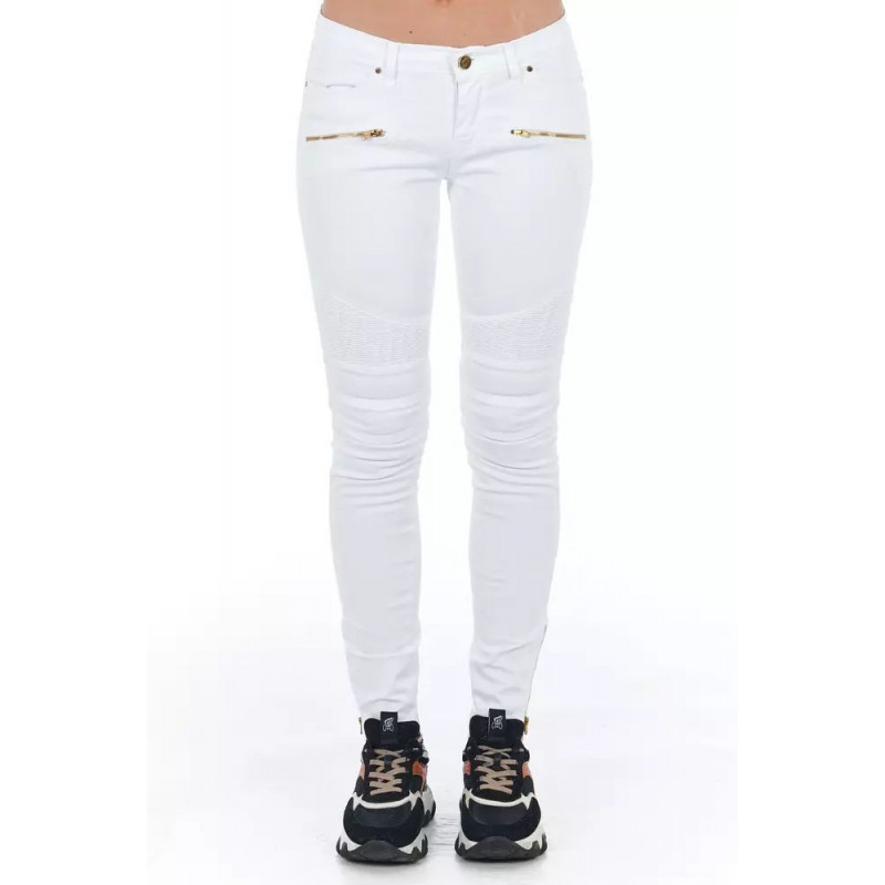 Jeans e pantaloni in cotone bianco - W42