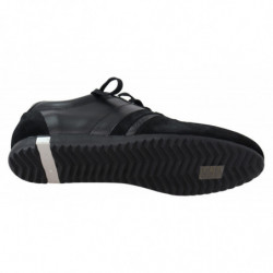 Scarpe da ginnastica casual in pelle con logo nero - EU39/US6