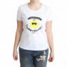 T-shirt con stampa Sunny Milano in cotone bianco - IT46-XL