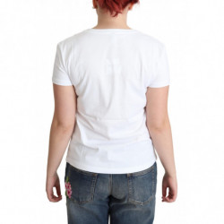 T-shirt con stampa Sunny Milano in cotone bianco - IT46-XL