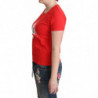 T-shirt stampa triangolare grafica da bagno cotone rosso - IT42 - L