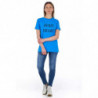 Top e maglietta in cotone azzurro - S
