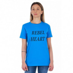 Top e maglietta in cotone azzurro - S