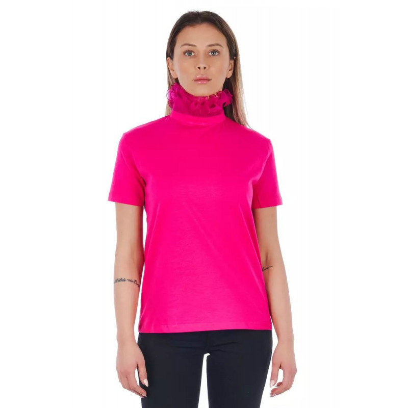 Top e maglietta in cotone rosa - XS