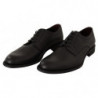Scarpe derby formali da uomo con lacci in pelle nera - EU39/US6