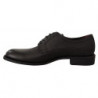 Scarpe derby formali da uomo con lacci in pelle nera - EU39/US6