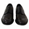 Scarpe derby formali da uomo con lacci in pelle nera - EU40/US7