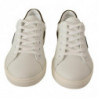 Sneakers basse da uomo in pelle scamosciata bianca - EU39.5/US6.5