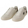 Sneakers basse da uomo in pelle scamosciata bianca - EU39.5/US6.5
