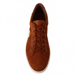 Sneakers basse in pelle scamosciata marrone chiaro - EU40.5/US7.5