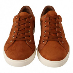 Sneakers basse in pelle scamosciata marrone chiaro - EU40.5/US7.5