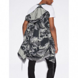Giacca in cotone grigio - XXL