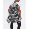 Giacca in cotone grigio - XXL