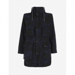 Giacca in cotone blu - L