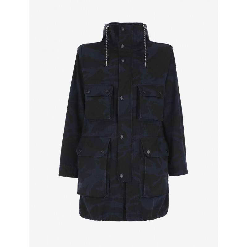 Giacca in cotone blu - L