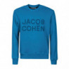 Maglione in cotone azzurro - M