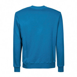 Maglione in cotone azzurro - M