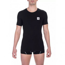 Maglietta in cotone nero - XXL