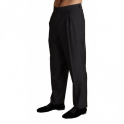 Pantaloni formali in misto lana grigia - IT54 - XL