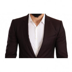 Abito slim fit MARTINI in lana bordeaux - IT46 - S