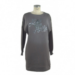Abito in cotone grigio - S