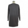 Abito in cotone grigio - M