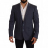 Cappotto giacca slim fit in lana blu Blazer MARTINI - IT52 - XL