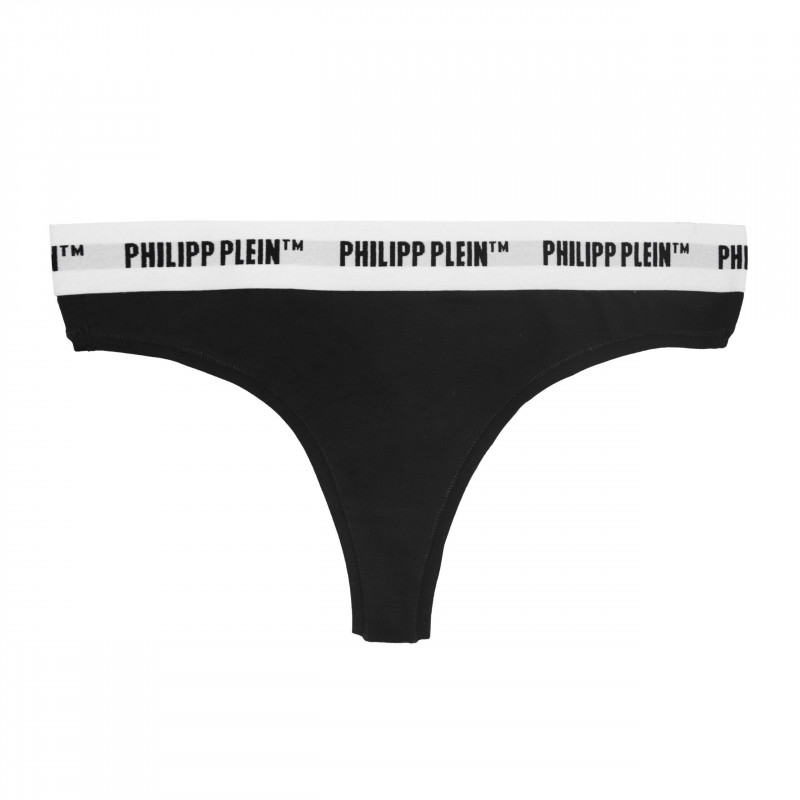 Biancheria intima di cotone nero - L