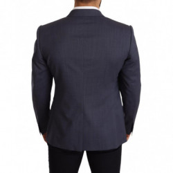 Cappotto giacca slim fit in lana blu Blazer MARTINI - IT52 - XL