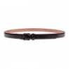 Cintura Cintura con logo in pelle marrone - 75 CM / 30 INCHES