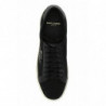 Sneakers basse in tela e pelle nere - EU40/US7