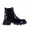 Stivaletti Chelsea in pelle nera - EU38/US8