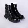 Stivaletti Chelsea in pelle nera - EU38/US8
