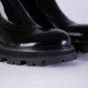 Stivaletti Chelsea in pelle nera - EU38/US8