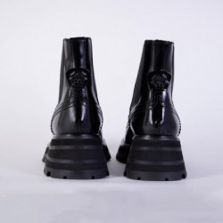 Stivaletti Chelsea in pelle nera - EU38/US8
