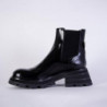 Stivaletti Chelsea in pelle nera - EU38/US8