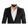 Blazer giacca cappotto slim fit verde nero - IT48 - M