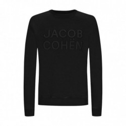 Maglione in cotone nero - S
