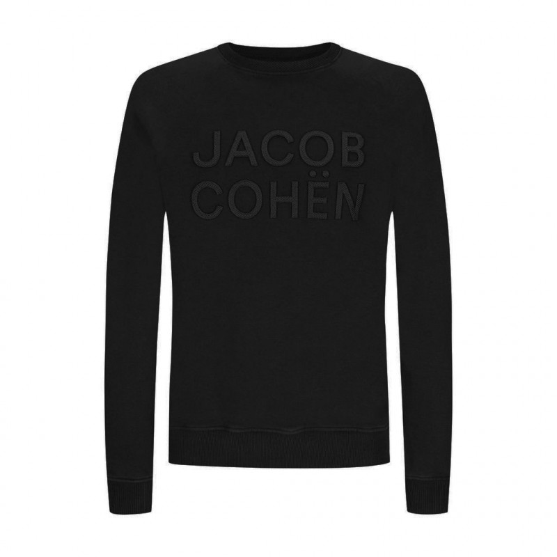 Maglione in cotone nero - S