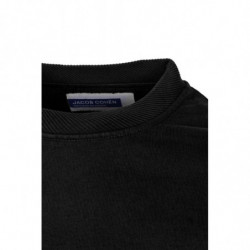 Maglione in cotone nero - S