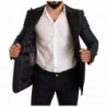 Blazer giacca cappotto slim fit verde nero - IT48 - M