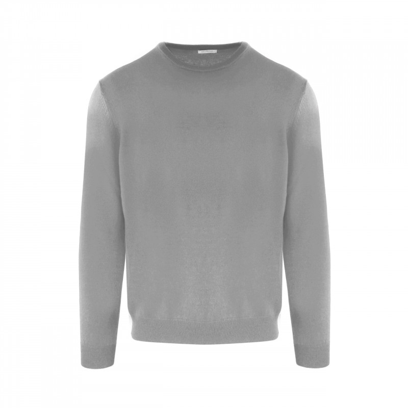 Maglione in cashmere grigio - XXL