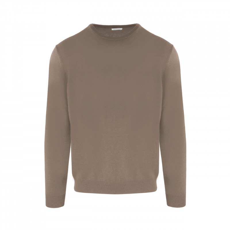 Maglione in cashmere beige - XXL
