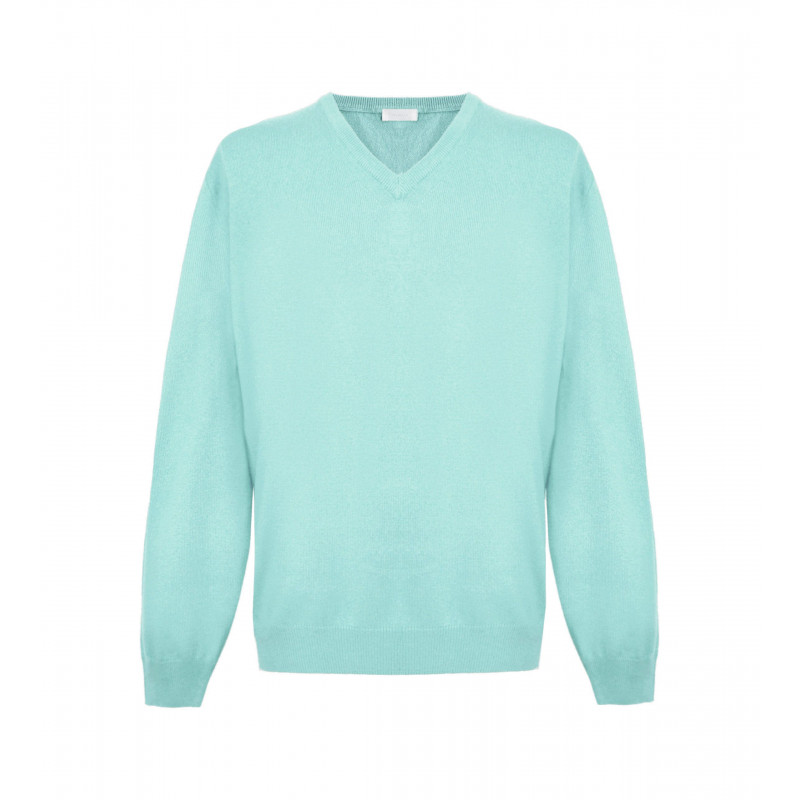 Maglione in cashmere verde - XXL