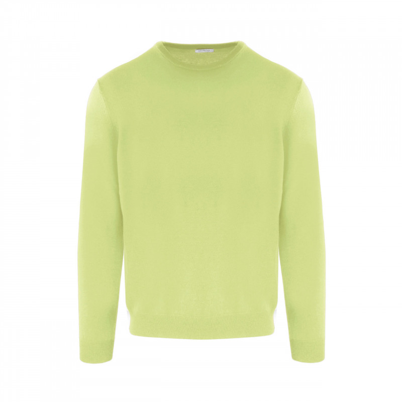Maglione in cashmere giallo - XL