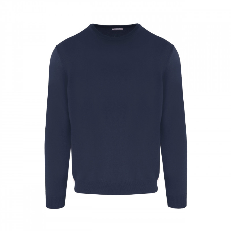 Maglione in cashmere blu - XL