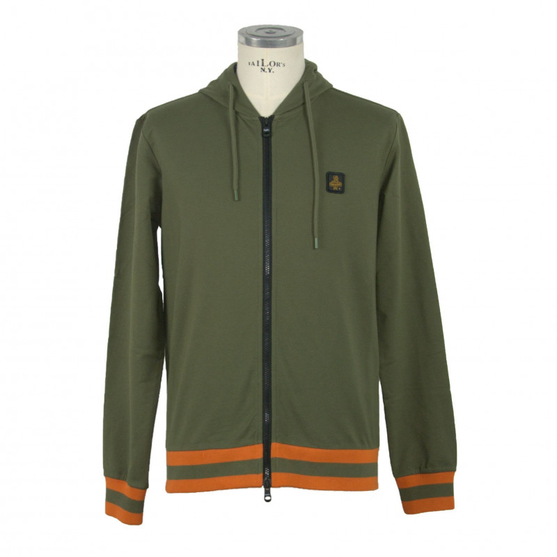 Maglione in cotone verde - M