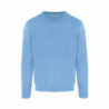 Maglione in cashmere azzurro - L