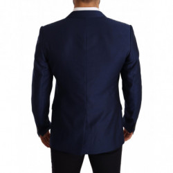 Cappotto slim fit in lana blu Blazer MARTINI - IT50 - L