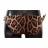 Costume da bagno fondo bikini marrone stampa leopardata - IT4 - L
